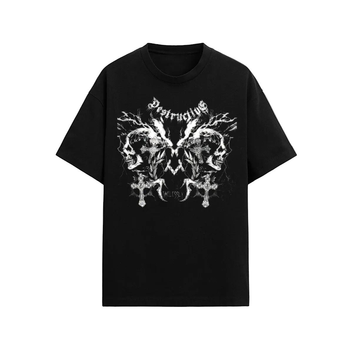 Goth skull t-shirt
