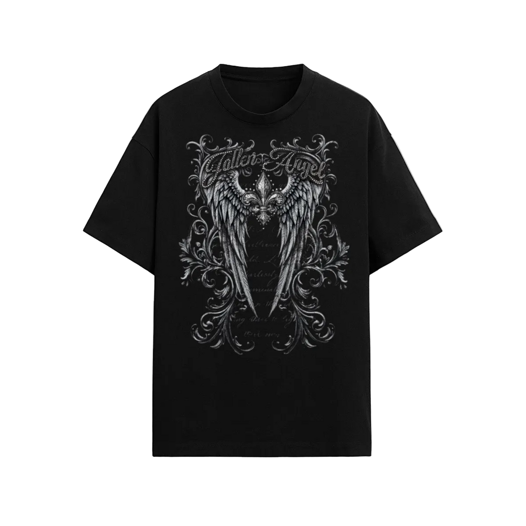 Y2K Angel wings graphic t-shirt