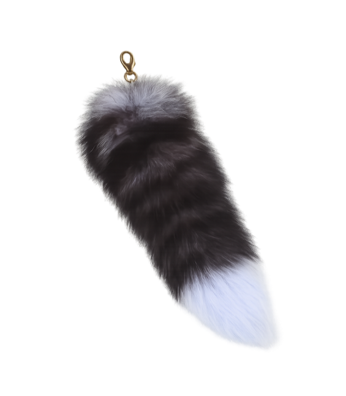 Alternative fox tail keychain