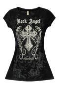 Black graphic cross t-shirt