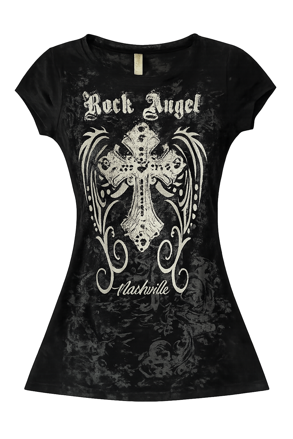 Black graphic cross t-shirt