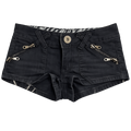 Alternative black demin shorts