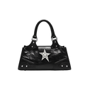 Y2K star black bag