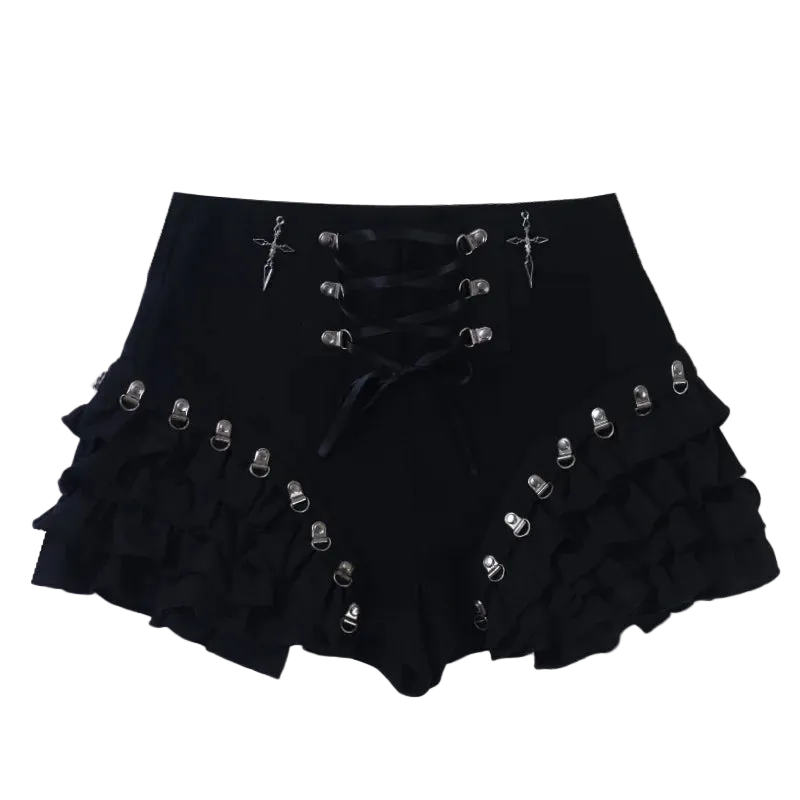 Gothic Ruffle shorts