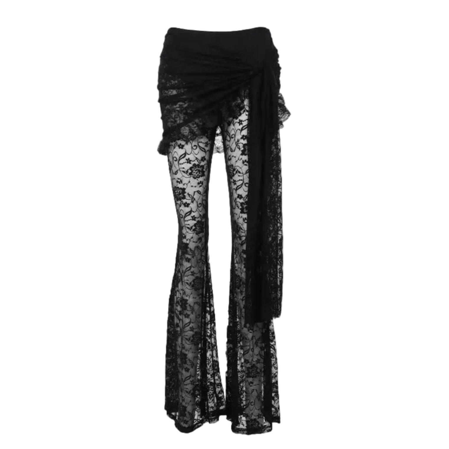 Gothic Lace Flare pants