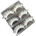 Gothic white false eyelashes