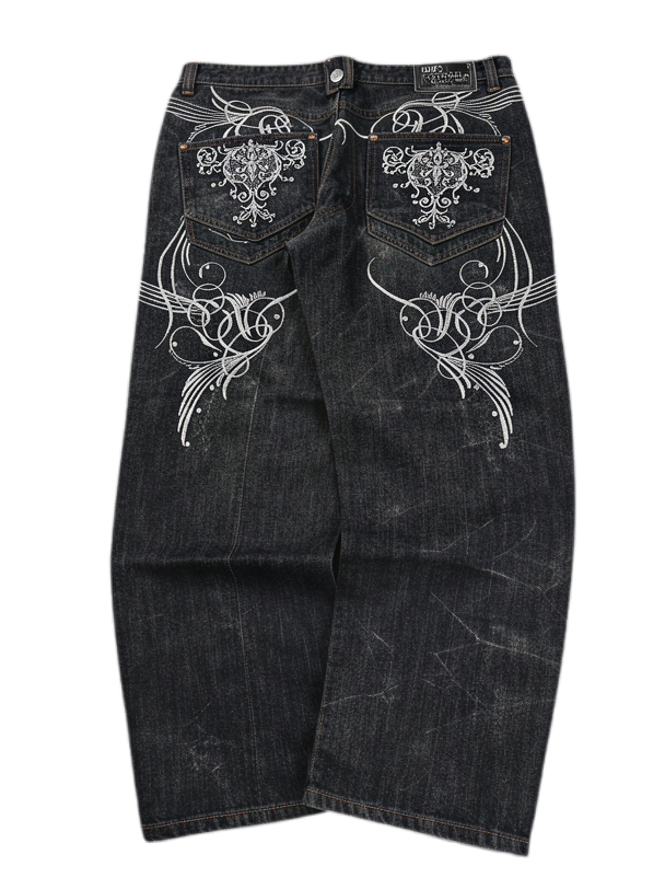 Y2K Streetwear demin jeans